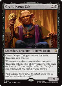 Grand Nagus Zek -  Foil (TRK-112) - Star Trek