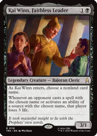 Kai Winn, Faithless Leader -  Foil (TRK-118) - Star Trek