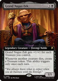 Grand Nagus Zek (Extended Art) -  Foil (TRK-458) - Star Trek
