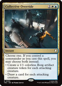 Collective Override (Surge Foil) -  Foil (TRC-090) - Commander: Star Trek
