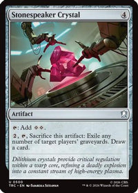 Stonespeaker Crystal (Surge Foil) -  Foil (TRC-500) - Commander: Star Trek