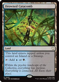 Drowned Catacomb (Surge Foil) -  Foil (TRC-525) - Commander: Star Trek