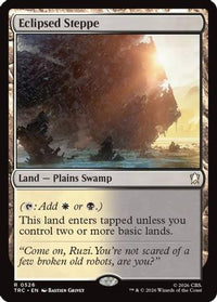 Eclipsed Steppe (Surge Foil) -  Foil (TRC-526) - Commander: Star Trek