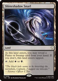 Shineshadow Snarl (Surge Foil) -  Foil (TRC-558) - Commander: Star Trek