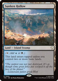 Sunken Hollow (Surge Foil) -  Foil (TRC-564) - Commander: Star Trek