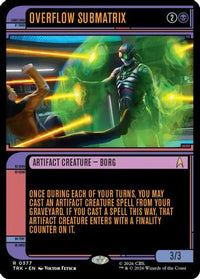 Overflow Submatrix (Showcase) -  Foil (TRK-377) - Star Trek
