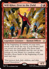 Will Riker, First in the Field -  Foil (TRK-179) - Star Trek