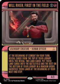 Will Riker, First in the Field (Showcase) -  (TRK-385) - Star Trek