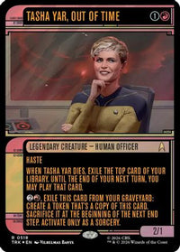 Tasha Yar, Out of Time (Showcase) (Surge Foil) -  Foil (TRK-518) - Star Trek