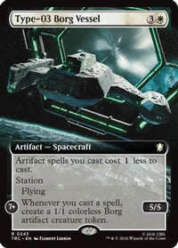 Type-03 Borg Vessel (Extended Art) -  (TRC-243) - Commander: Star Trek