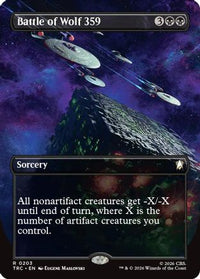 Battle of Wolf 359 (Borderless) -  Foil (TRC-203) - Commander: Star Trek