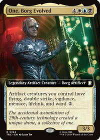 One, Borg Evolved (Extended Art) -  (TRC-324) - Commander: Star Trek