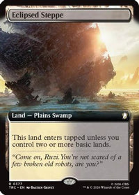 Eclipsed Steppe (Extended Art) -  (TRC-377) - Commander: Star Trek