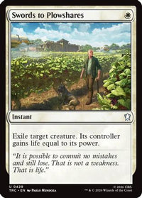 Swords to Plowshares (Surge Foil) -  Foil (TRC-429) - Commander: Star Trek