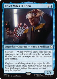 Chief Miles O'Brien (Surge Foil) -  Foil (TRC-037) - Commander: Star Trek