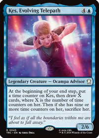 Kes, Evolving Telepath (Surge Foil) -  Foil (TRC-045) - Commander: Star Trek