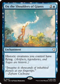 On the Shoulders of Giants (Surge Foil) -  Foil (TRC-047) - Commander: Star Trek