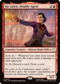Ro Laren, Double Agent -  (TRC-075) - Commander: Star Trek