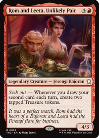 Rom and Leeta, Unlikely Pair -  (TRC-076) - Commander: Star Trek