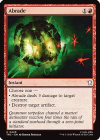 Abrade (Surge Foil) -  Foil (TRC-449) - Commander: Star Trek