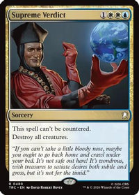 Supreme Verdict -  (TRC-480) - Commander: Star Trek