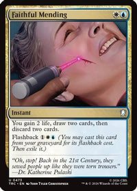 Faithful Mending (Surge Foil) -  Foil (TRC-473) - Commander: Star Trek