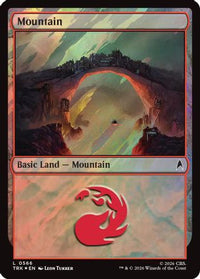Mountain (0566) (Surge Foil) -  Foil (TRC-566) - Commander: Star Trek