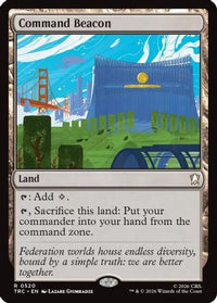 Command Beacon (Surge Foil) -  Foil (TRC-520) - Commander: Star Trek