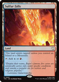 Sulfur Falls (Surge Foil) -  Foil (TRC-563) - Commander: Star Trek