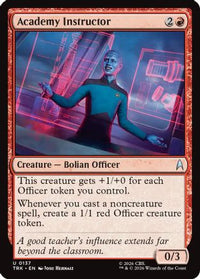 Academy Instructor -  Foil (TRK-137) - Star Trek