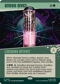 Genesis Device (Showcase) -  (TRK-422) - Star Trek