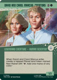 David and Carol Marcus, Creators (Showcase) (Surge Foil) -  Foil (TRK-544) - Star Trek
