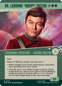 Dr. Leonard "Bones" McCoy (Showcase) (Surge Foil) -  Foil (TRK-545) - Star Trek