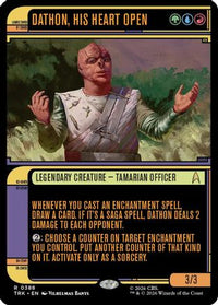 Dathon, His Heart Open (Showcase) -  Foil (TRK-388) - Star Trek