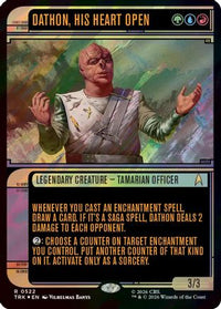 Dathon, His Heart Open (Showcase) (Surge Foil) -  Foil (TRK-522) - Star Trek
