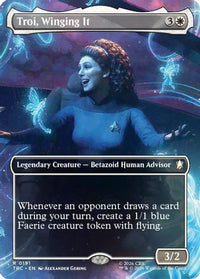 Troi, Winging It (Borderless) -  (TRC-191) - Commander: Star Trek