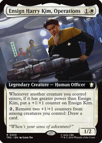 Ensign Harry Kim, Operations (Extended Art) -  (TRC-220) - Commander: Star Trek