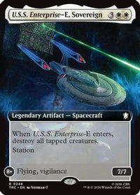 U.S.S. Enterprise-E, Sovereign (Extended Art) -  (TRC-244) - Commander: Star Trek