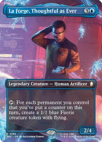 La Forge, Thoughtful as Ever (Borderless) -  (TRC-188) - Commander: Star Trek