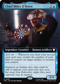 Chief Miles O'Brien (Extended Art) -  (TRC-249) - Commander: Star Trek