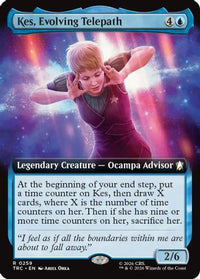 Kes, Evolving Telepath (Extended Art) -  (TRC-259) - Commander: Star Trek