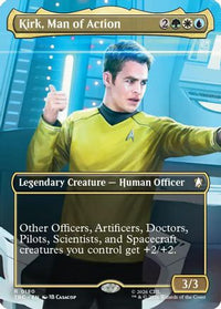 Kirk, Man of Action (Borderless) -  (TRC-180) - Commander: Star Trek