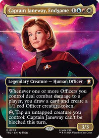 Captain Janeway, Endgame (Borderless) -  Foil (TRC-205) - Commander: Star Trek
