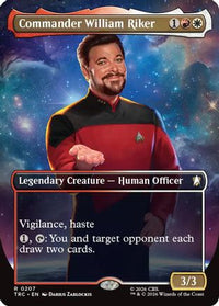 Commander William Riker (Borderless) -  (TRC-207) - Commander: Star Trek