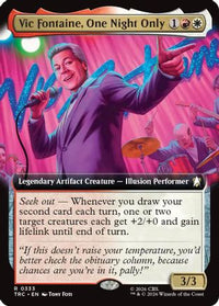 Vic Fontaine, One Night Only (Extended Art) -  (TRC-333) - Commander: Star Trek