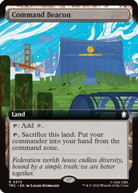 Command Beacon (Extended Art) -  (TRC-373) - Commander: Star Trek