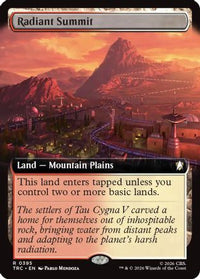Radiant Summit (Extended Art) -  (TRC-395) - Commander: Star Trek