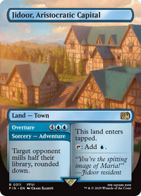 Jidoor, Aristocratic Capital // Overture -  (Borderless) Foil (FIN-311) - FINAL FANTASY