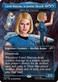 Carol Marcus, Scientist Sleuth - Thada Adel, Acquisitor (Borderless) -  Foil (SDS-005) - Star Trek: Stardates