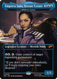Empress Sato, Terran Tyrant - Empress Galina (Borderless) -  (SDS-006) - Star Trek: Stardates